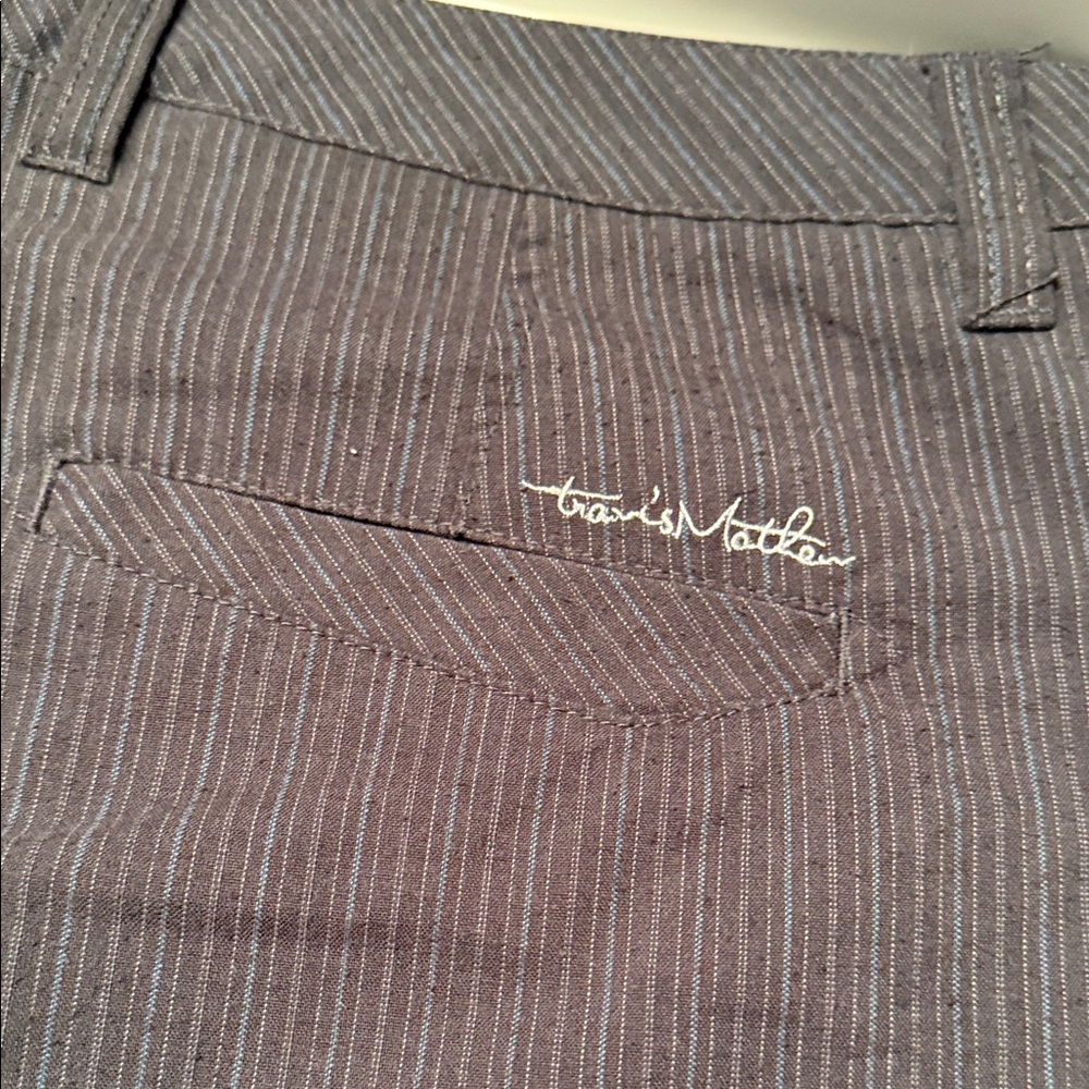 Travis Mathew Men's Gray Striped Shorts - Picture 5 of 6